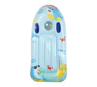 Inflatable Surfboard Kids - 43.31 Inch Inflatable Floating Toy with Handle | Summer Shark Pattern Swimming Surfboard | Pool Toy For Water Slide Swimming Lesson Beach. PVC.
