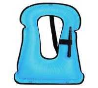 Inflatable Surfing Vest for Adults and Youth, Portable High Buoyancy Safety Vest for Kayaking, Swimming, Boating, Fishing, Travel, Comfortable Lightweight Design(Blue)