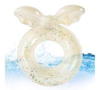 Inflatable Swim Ring - Kids Pool Float with Backrest Swimming Tube | Water Lounge Seat for Adults Summer Vacation Travel Beach Seaside Park Party Outdoor Backyard