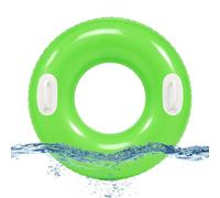 Inflatable Swim Ring With Handles - Portable Anti Tip Underarm Float Ring For Water Safety - Comfortable Inflatable Pool Float For Swimming And Relaxation - F́or Beach Pool Vacation And Water Activiti
