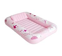 Inflatable Tanning Pool Lounger - Floating Sun Tub | 2.3x1.1m Lounge Raft with Drink Holder, Vinyl Float with Adjustable Backrest, Water Float for Beach Lake Summer Vacation Resort Adults Families