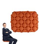 Inflatable Travel Seat Cushion Lightweight Cushion for Airplane Inflatable Camping Seat Pad Travel Seat Cushion for Truck Drivers Inflatable Chair Pad for Traveling Travel Seat Mat Cushion for Long Tr