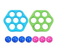 Inflatable Water Float Ball Toss Toy - Pool Toys | Ball Toss Game Set, Park Outdoor Travel Family Vacation Party Backyard Lake Beach, Floating Inflatable Target Scoring Game with Three Ģame Balls