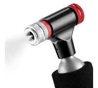 Inflator de neumáticos de Bicicleta, Bomba portátil de Aluminio, Bomba de aleación compacta, Bomba de inflación rápida, CO2 para Bicicletas de montaña, Carretera de, al Aire Libre, 1,89 x 1,26