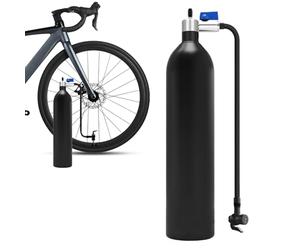 Inflator de neumáticos de bicicleta, neumático booster, portátil Tyre Compressor 2,95 x 13,58 pulgadas, 200 PSI Pressure, Compact Design, Quick Inflation, Mountain Road Accessory,
