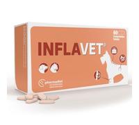 INFLAVET - Suplemento para el soporte de la función articular para perros y gatos - Cantidad: 60 comprimidos
