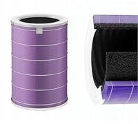 INFLOO - Filtro de repuesto para Xiaomi Mi Air Purifier; para 2, para 2C, para 2H, para 2S, para 3, para 3H, para 3C, para PRO - M8R-FLH HEPA E11 - Carbón activado - Chip RFID - Morado