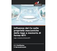 Influenza del Cu sulle proprietà meccaniche della lega a memoria di forma NITI: Lega a memoria di forma NITI
