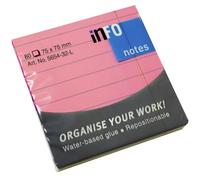 inFO 5654-32-L inFO - Notas adhesivas (7 x 7 lin), color rosa