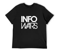 Info Wars Alex Jones T-Shirt Graphic tee Printed Top Mens Black Shirt XL