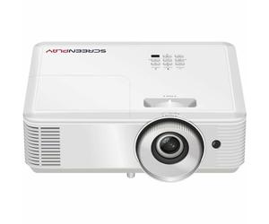 InFocus - Proyector láser DLP en red ScreenPlay Vista XGA con Creston Connect 2.0, 2 HDMI, USB, altavoz integrado e instalación de 360°, 4600 lúmenes