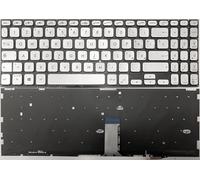 INFOELETTRONICA LO STORE DELLA CONVENIENZA E QUALITA' Teclado retroiluminado italiano para Asus S530 X530 S5300 S15 X530FA X530FN X530UN X530UF X530UA Silver