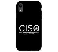 Información Jefe Seguridad Incidente Oficial de chivo expiatorio CISO Carcasa para iPhone XR