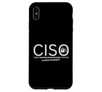Información Jefe Seguridad Incidente Oficial de chivo expiatorio CISO Carcasa para iPhone XS MAX