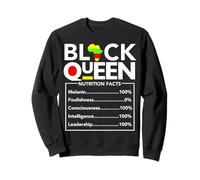 Información nutricional de Black Queen Melanin Sista Women Girl Magic Sudadera