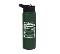 Información nutricional de Black Queen Stainless Steel Insulated Water Bottle