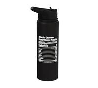 Información nutricional de Black Queen Stainless Steel Insulated Water Bottle