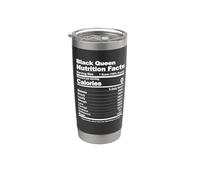 Información nutricional de Black Queen Vaso térmico de acero inoxidable de doble pared