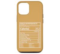 Información nutricional de Cebada Diseño mínimo de Etiquetas de Alimentos Nerd Carcasa para iPhone 12/12 Pro