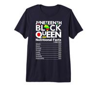 Información nutricional de Juneteenth Black Queen Información nutricional Camiseta Premium