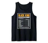 Información nutricional del Black History Month Black King Camiseta sin Mangas
