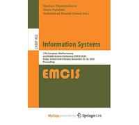 Information Systems: 17th European, Mediterranean, and Middle Eastern Conference, EMCIS 2020, Dubai, United Arab Emirates, November 25-26, 2020, Proceedings