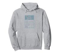 Informe de Sentimientos heridos: Formulario de Apoyo Emocional humorístico Sudadera con Capucha, Unisex para Adultos, Gris Jaspeado, XXL