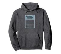 Informe de Sentimientos heridos: Formulario de Apoyo Emocional humorístico Sudadera con Capucha, Unisex para Adultos, Jaspeado Oscuro, XL