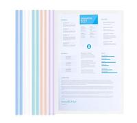 Informe Encuadernador, Cubiertas De Plástico Para Archivos, Deslizante A4, Cubiertas De Encuadernación, 10 Piezas
