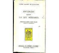 Informe sobre la ley agraria