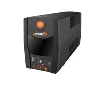 Infosec 661116 - Fuente de alimentación ininterrumpida X1+ 500VA 4 tomas IEC Line Interactive Black