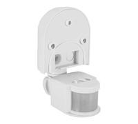 Infrared Motion Detector - Adjustable Waterproof Monitoring Device, Wall Mounted Security Sensor Unit | Motion Activated Detector for Bathroom Garage Doorway Corridor Stairway Kitchen Use