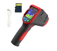 Infrared Thermometer Gun combinado con Thermal Imaging Camera 320x240, pantalla LCD 2.4", ajuste de emisividad y almacenamiento SD para inspección eléctrica y HVAC