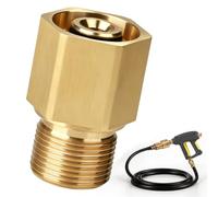 Infreecs Adaptador para Kärcher Easy!Lock TR22 IG a M22 x 1,5 AG | Adaptador de latón para limpiadora de alta presión de repuesto para Kärcher HD HDS ProHD