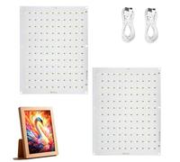 Infreecs CMYK Lithophane - Juego de 2 placas de retroiluminación LED para | Para BambuLab A1/A1 mini/P1P/P1S/X1C/X1E, impresora 3D PCB Lithophane Panel, modelo fotográfico, caja de luz DIY, USB