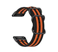 INFRI Correa de reloj de lona para Garmin Fenix 5 5X Plus 6 6X Pro 935 3HR D2 7 7X VERTIX 2 Epix pulsera inteligente de ajuste rápido y fácil, For Approach S60 S62, Agate