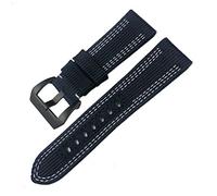 INFRI Correa de reloj de tela de nailon de 24 mm y 26 mm, apta para Panerai sumergible Luminor PAM lona correa deportiva de cuero, herramientas de regalo, 26mm