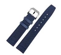 INFRI Correa para reloj de pulsera IWC Pilot Spitfire Timezone TopGun, color verde y negro, 20 mm, 21 mm, 22 mm, tela de lona de nailon, 20mm, Ágata