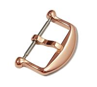 INFRI Para IWC Botofino correa de reloj hebilla de correa de cuero hebilla accesorios de hebilla 16 18mm(Rose gold,16mm)