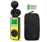 INFURIDER Anemómetro Digital Medidor de Velocidad del Viento,Medidor de Estrés Térmico WBGT Mide la Velocidad del Viento/Temperatura del Viento/Humedad,Medidor de Viento para Industrial y Exterior