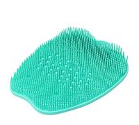 INFURIDER Cepillo de Limpieza de pies para Ducha, Esterilla Limpiadora de pies y Dedos de Baño con Ventosas Antideslizantes y Cerdas de Masaje, Esterilla de Acupresión Suave y Exfoliante