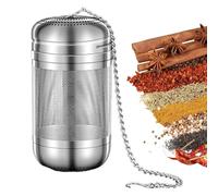 Infuser - Metal Ball, Fine Mesh Loose Strainer | Premium Stainless Steel Steeper for Green, Black Rooibos, Infusiones, Accessories Cooking, Home, Travel, Café Use