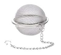 Infuseur Boule À Thé Rotative - Boule À Thée Infuseur Ultra-Fin En Acier | Passoire À Avec Longue Chaîne Et Bac | Boul Filtrante En Acier Inoxydable | Tamis À À Mailles Fines Pour Café Matcha,