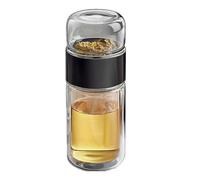 Infusifie Tea Infuser Bottle 2025 New | Glass & 304 Stainless Steel, 280-420ml | 3-in-1 Smart Tea Maker For Loose Leaf Ţea | Portable Travel ea Cup With Infuser For Home & Travel