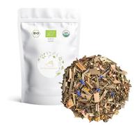 Infusión Ayurveda Pitta Cultivo Sostenible a Granel - Cultivo Sostenible - Ingredientes Naturales: Aciano, Cardamomo, Citronela, Menta, Menta Piperita, Mora, Regaliz, Rosa. (Grande, 200, gramo)