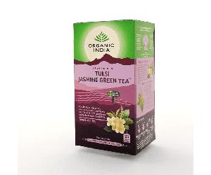 Infusión Bio Tulsi Jazmín Verde 25 Bolsitas Organic India