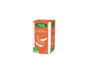 Infusión Cúrcuma Plus Bio Artemis | 20 Filtros (30g) | Infusión Ecológica con Cúrcuma, Jengibre y Especias | Antiinflamatoria y Digestiva