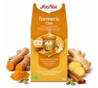 Infusión de Cúrcuma Chai Granel Yogi Tea Bio 90 g, Mezcla Ecológica de Cúrcuma y Especias para Preparar Bebidas Calientes, Chai y Recetas con Leche o Bebida Vegetal