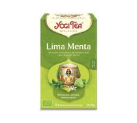 YogiTea Infusión de hierbas Lima y Menta 17 bolsas