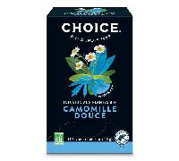 Infusión de manzanilla dulce orgánica Choice 17 bolsitas